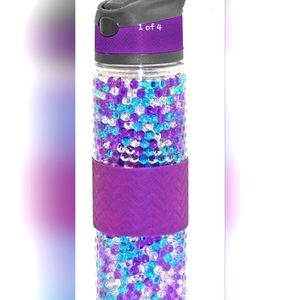 New Green Canteen  Double Wall Tritan Water Bottle W/ Beaded Freezer Gel.